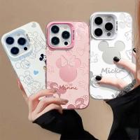 ราคา Disneys Mickeys Minnies เมาส์น่ารักสําหรับ IPhone 16 15 11 14 13 12 Pro Max Mini Plus 7 8 X XS XR 16E ฝาครอบกันกระแทกเลเซอร์ IMD (26132496239)