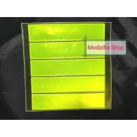 ราคา แถบพลาสติกสะท้อนแสง เรืองแสง สีเหลือง แบบสติกเกอร์ อุปกรณ์เซฟตี้ Safety แพค 5 ชิ้น (9764945915)