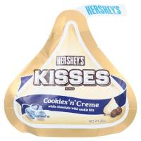 ราคา โปรสุดพิเศษ!!! เฮอร์ชีส์ ช็อกโกแลตสีขาว ผสมคุกกี้รสช็อกโกแลต 82กรัม Hershey's Kisses Cookies 'n' Cream White Chocolate (6293790381)