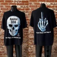 ราคา เสื้อยืด ลายหัวกะโหลก 90s Stone Cold Steve Austin WWF Attitude Tee เสื้อยืด ลาย Stone Cold Steve Austin สไตล์วินเทจ 1998 ผลิตในอเมริกา / เม็กซิโก - (24425147861)