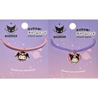 ราคา 【Direct from Japan】Sanrio Kuromi Bracelet Hair Gum Hair ties Charm Band Pony ring Rubber Accessories (Kuromi Transformation Plan) (24663962323)