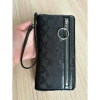 ราคา กระเป๋าสตางค์ใบยาว COACH มือสอง ของแท้% สภาพสวย ผ้าลายซีสีดำ✨ (24833467373)