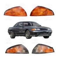 ราคา ไฟมุม นิสสัน สกายไลน์ NISSAN SKYLINE R32 สีส้มล้วน / สีส้มขาว (อะไหล่แท้ มือสองญี่ปุ่น มีรับประกัน) (7432858967)