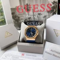 ราคา หน้าปัดสีน้ำเงิน สายซิลิโคนสีน้ำเงิน ✨ นาฬิกา Guess GW0850G3 EMPEROR BLUE (26238787651)