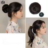 ราคา ใหม่ดอกไม้ Bud Wigs หัวจําลอง Maruko หัวอารมณ์วิกผมกระเป๋าผมตรง Hoop เครื่องประดับผม Fluffy Curly (26518901245)