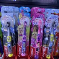 ราคา Colgate แปรงสีฟันคอลเกต สำหรับเด็ก ขนนุ่ม มียางสูญญากาศ ตั้งได้ มี 2 ช่วงอายุ (5279089112)