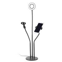 ราคา cherry ชุดอุปกรณ์ไลฟ์สด ขาตั้ง 3in1 Professional Live Stream LED Selfie Ring Light ผ่าน SmartPhone (1639674816)