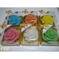 ราคา สบู่หอมดอกกุหลาบ สบู่ของชำร่วยงานแต่งงานพร้อมสติกเกอร์ (กล่องเหลี่ยม) (16495032312)