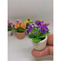 ราคา ดอกแพนซี่จิ๋ว ดอกหน้าแมว กระถางดอกแพนซี่ ดอกไม้ดินปั้น #ของจิ๋ว #ของตกแต่ง (4441226391)