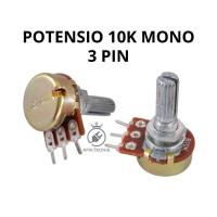 ราคา 10K Mono 3 Pin B10K Potentiometer สําหรับ Volume และ Tone Control Audio Potentiometer (51551764631)