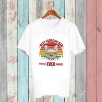 ราคา เสื้อยืดสัตว์เลี้ยง เสื้อคำพูด ของขวัญ หมา แมว French Bulldog Frenchie dad Mom เฟรนบลูด็อก FBD172-180 (28324917744)