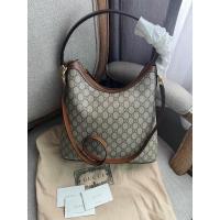 ราคา NewGucci hobo รุ่นใหม่ล่าสุด สะพายไหล่ได้ & สะพายข้าง & สะพาย cross คุ้มมากกก☘️ Size 16.5 x 12 นิ้ว (28305330387)