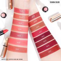 ราคา Sivanna รุ่นปลอกทอง Matte stay lipstick kiss me HF688 (43119151154)