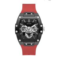 ราคา นาฬิกา GUESS Watch ของแท้ รุ่น Phoenix สีดำสายแดง (GW0203G4) (20874661676)