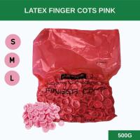 ราคา Rich Healthcare ถุงนิ้วยางสีชมพู Latex Finger Cots (Pink) ไม่มีแป้ง ป้องกันฝุ่น รอยนิ้วมือ 500g (43568943170)