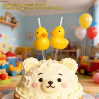 ราคา เทียนเป็ดน้อย เทียนวันเกิด(แพค3 ชิ้น) พร้อมส่งในไทย Happy birthday (27343309946)