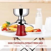 ราคา เครื่องแยกครีมไฟฟ้า- Centrifuge เครื่องทําชีส กลึงดิบหรือนมทั้งตัวเป็นครีมและนมพร่องมันเนย เครื่องแยกแรงเหวี่ยงนม สําหรับนมแกะ นมแพะ หรือนมอื่นๆ (29120457793)