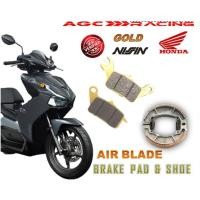 ราคา ผ้าเบรค HONDA & SHOE AIR BLADE PREMIUM GOLD QUALITY (44377483735)