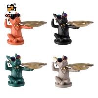 ราคา โคซี่ รูปปั้นตกแต่งจานเครื่องประดับจานโต๊ะเครื่องแป้งถาดสําหรับห้องน้ําเคาน์เตอร์ โต๊ะเครื่องแป้ง ประติมากรรมถาดเก็บ (43827891963)