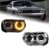 ราคา AKD Car Styling for Dodge Challenger Headlights 2008-2019 New Challenger LED Headlight led Signal D (48603316456)