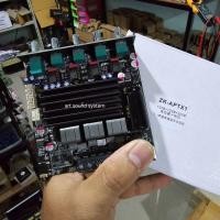 ราคา แอมป์จิ๋ว ZK-APTX1 แอมป์บลูทูธระบบ 2.1 กำลังวัตต์ กลางแหลม 100+100 วัตต์ กำลังขับซับ 200 วัตต์ ใช้ไฟ DC 12-30V (24626205463)