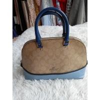 ราคา กระเป๋า Coach แท้ ทรงโดม สีฟ้า (28904615650)