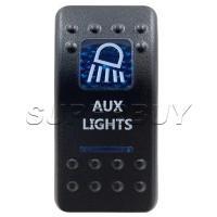 ราคา AUX LIGHTS โลโก้ 5Pin 12V 20A Blue LED กันน้ํารถสวิทช์บาร์ ARB Push Rocker Toggle สวิทช์ไฟ LED Swithes (44217734599)