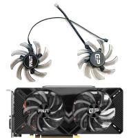 ราคา เหมาะสําหรับ Palit GTX1660 1660 Super 1660TI RTX2060 2070 กราฟิกการ์ดพัดลม 85 มม.4PIN GA91S2U FDC10H12S9-C GPU พัดลม (24144014793)