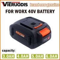 ราคา สำหรับ WORX ใหม่เอี่ยมแท้ 100% แบตเตอรี่ลิเธียมไอออน WORX 40V 3.0AH/4.0AH/5.0AH/6.0AH แบบเปลี่ยนได้ แบตเตอรี่เครื่องมือ (28919438093)