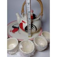 ราคา ชุดกาน้ำชาหูหวาย ตราไก่ ยกชุด (19193474328)