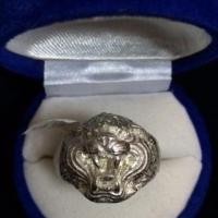 ราคา แหวนหัวเสือ หลวงพ่อเปิ่น วัดบางพระ เนื้อกะหลั่ยเงิน (1187929870)