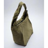 ราคา [M] กระเป๋า Zara สําหรับผู้หญิง กระเป๋าโท้ทไนลอน สีเขียวมะกอก beg berjenama (23868918890)