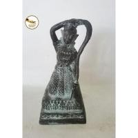 ราคา พระแม่ธรณีทำจากเนื้อทองเหลืองแท้ 100% หน้าตัก​ 3" ทำผิวกรุเก่า (20792525432)