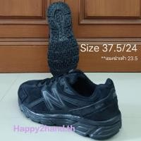 ราคา รองเท้ามือ2 New Balance 480 v5 สีดำล้วน Size ป้าย 37.5/24 cm.ซอฟในเดิมนุ่มเท้า พื้นยางลายเต็มหนึบไม่ลื่น (26666952475)