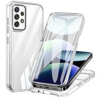 ราคา SAMSUNG YBDเคสโทรศัพท์สําหรับSamsung A32 A52 A52S A72 A82 A33 A53 A73 A23 4G 5Gสองด้านถุงลมนิรภัยAnti Fall Shellฟิล์มแบบบูรณาการใส (43212415498)