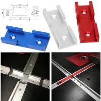 ราคา 1pc Universal T-Track Intersection Slot 30 type Chute Aluminium alloy T-tracks Connecting Table Saw T-track Slot Miter Router Table Workbench DIY Tools (23575430236)