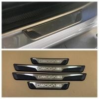ราคา For Chirey Chery Omoda C9 2023 2024 2025 Auto Door Sill Cover Kick Scuff Plate Guard Pedal Sticker (52504540186)