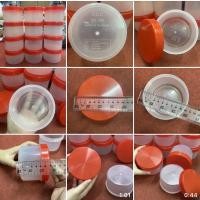 ราคา (1โหล/12ชิ้น) กระปุกฝาแดง ใส่ได้ 500กรัม /ครึ่งกิโล (ทรงกลม) (12286441120)