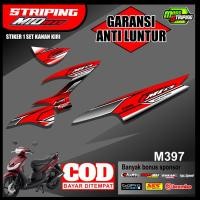 ราคา MESIN MASS Striping- Striping สติกเกอร์ Yamaha Mio Smile Sporty 110 cc รถจักรยานยนต์ Simple Design Motif ผิวมันพิมพ์รูปลอกเกรดยานยนต์เครื่อง (28981213299)