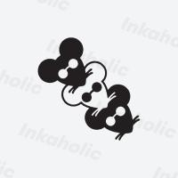 ราคา Inka Mouse Tattoo - สติ๊กเกอร์รอยสักชั่วคราว 5cmx5cm สวยเท่ กันน้ํา ติดทนนาน (26588765730)