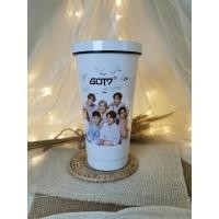 ราคา แก้วเก็บความเย็น สกรีนลาย BTS GOT7 (17819036718)