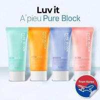 ราคา APIEU [LUVIT] Apeu Pure Block 50ml Natural Daily Water-Proof Tone Up Aqua Sun Cream SPF50 PA+++ (24492473498)