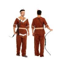 ราคา cp88.3 ชุดอินเดียนแดง ชุดนายพราน ชุดอินเดียนแดง ชุดคนป่า ชุดชนเผ่า ชุดเมาคลีล่าสัตว์ (48402169368)