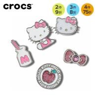 ราคา ♞,♘,♙Crocs Crocs Zhibixing Accessories Hole Shoes Flower Katie Metal Five Piece Set KHF (27590544282)