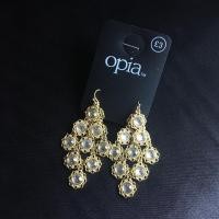 ราคา ต่างหูพวงองุ่นระย้าสีทองสวยมาก (1837854166)