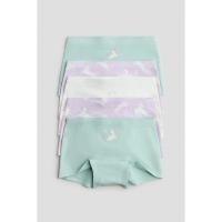 ราคา H&M(เอชแอนด์เอ็ม) ชุดบ็อกเซอร์บรีฟส์ 5 ชิ้น Girls 5-pack boxer briefs 0688916_10 (29444120912)