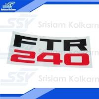 ราคา OEM สติกเกอร์แผงหน้า FTR240/6ล้อ แท้ตรีเพชร "FTR~240" ( 8-97924300-T ) (29506451685)