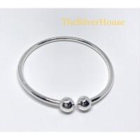 ราคา กำไลข้อมือเงินแท้ หัวกลม (1417437742)