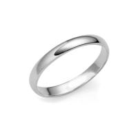 ราคา TANITTgems แหวนทองคำขาวเกลี้ยง ขัดเงา หน้ากว้าง 3 มม.- White Gold (216656095)