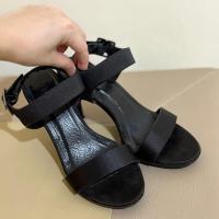 ราคา (preloved) Vincci Black Heels ไซส์ 38 (45554791553)